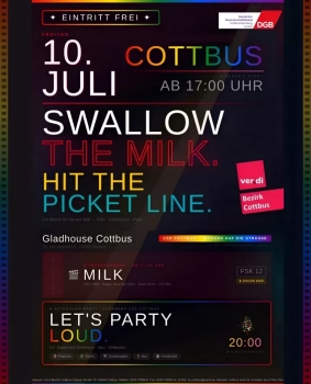 ver.di Jugend | QUEER-Filmabend &amp; Party "Swallow the Milk and hit the picket line" 