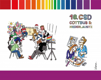 Fachkräftefortbildung "sexuelle und geschlechtliche Vielfalt" und Comic-Workshop für das DEB